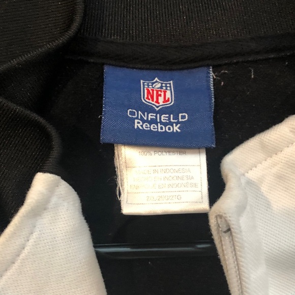 Carolina Panthers Reebok On Fueld Full Zip adult 2XL Unisex Jacket pls Read - Picture 5 of 11